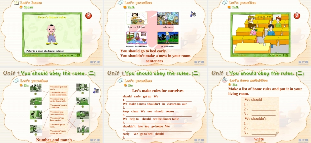 Unit 1 You should obey the rules. (二).ppt