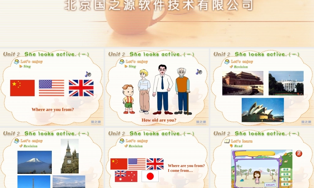 Unit 2 She looks active. (一).ppt