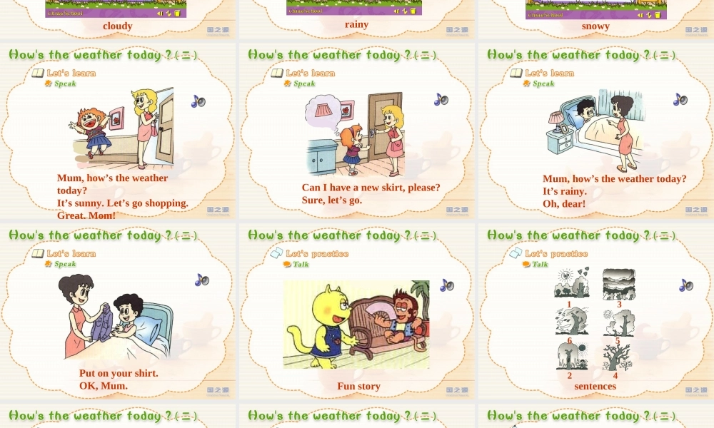 Unit 4 How’s the weather today(二).ppt