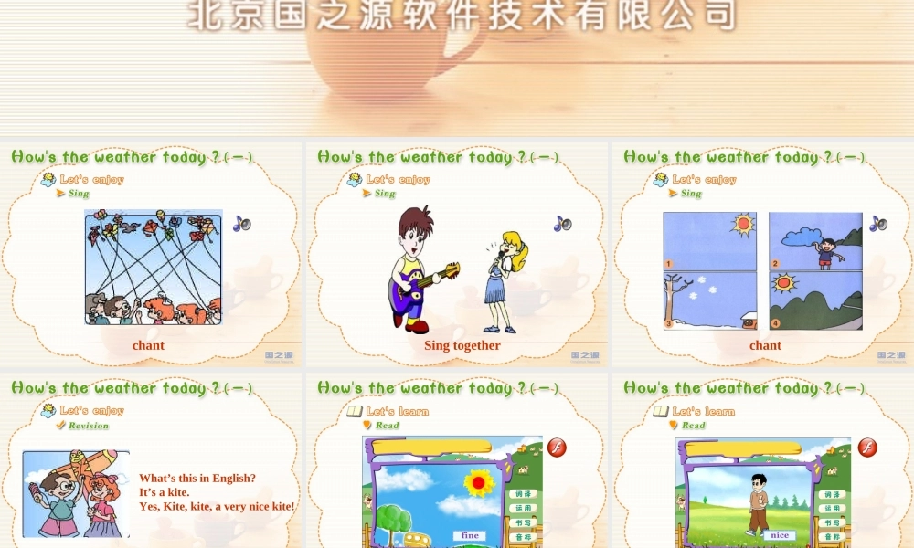 Unit 4 How’s the weather today(一).ppt