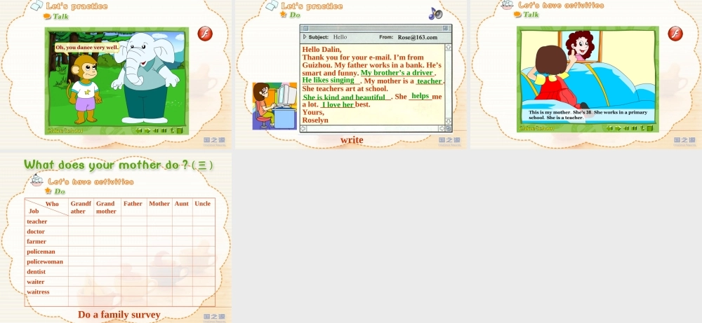 Unit 4 What does your mother do (三).ppt