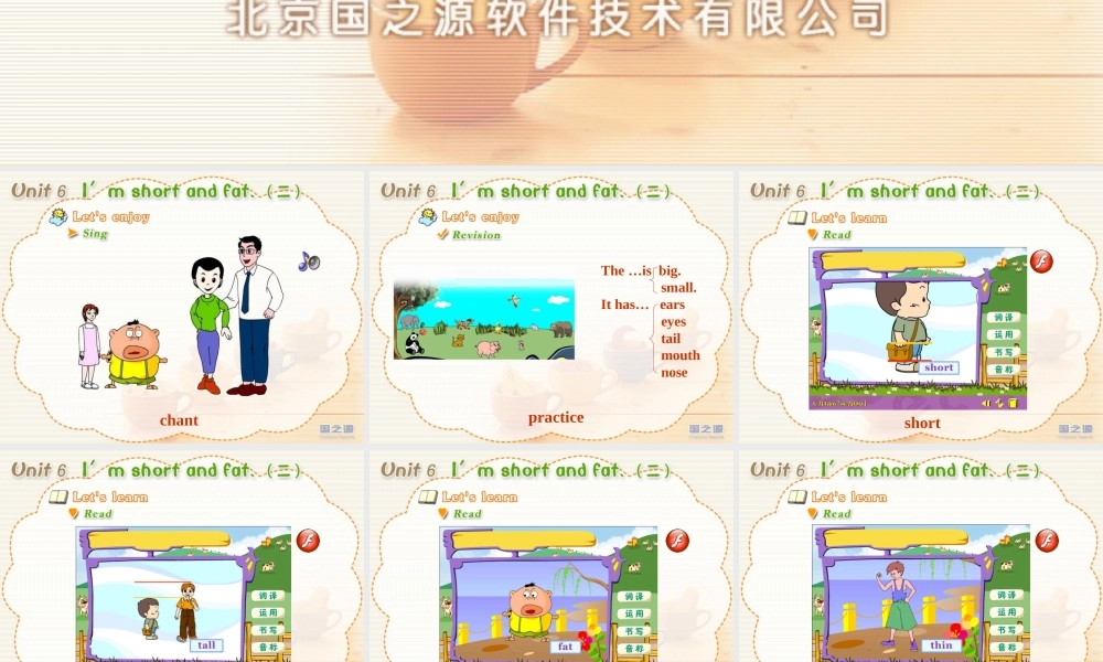 Unit 6 I'm short and fat. (二).ppt