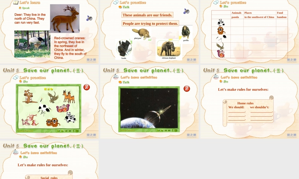 Unit 5 Save our planet (三).ppt