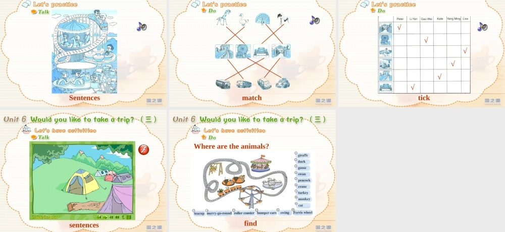 Unit 6 Would you like to take a trip （三）.ppt