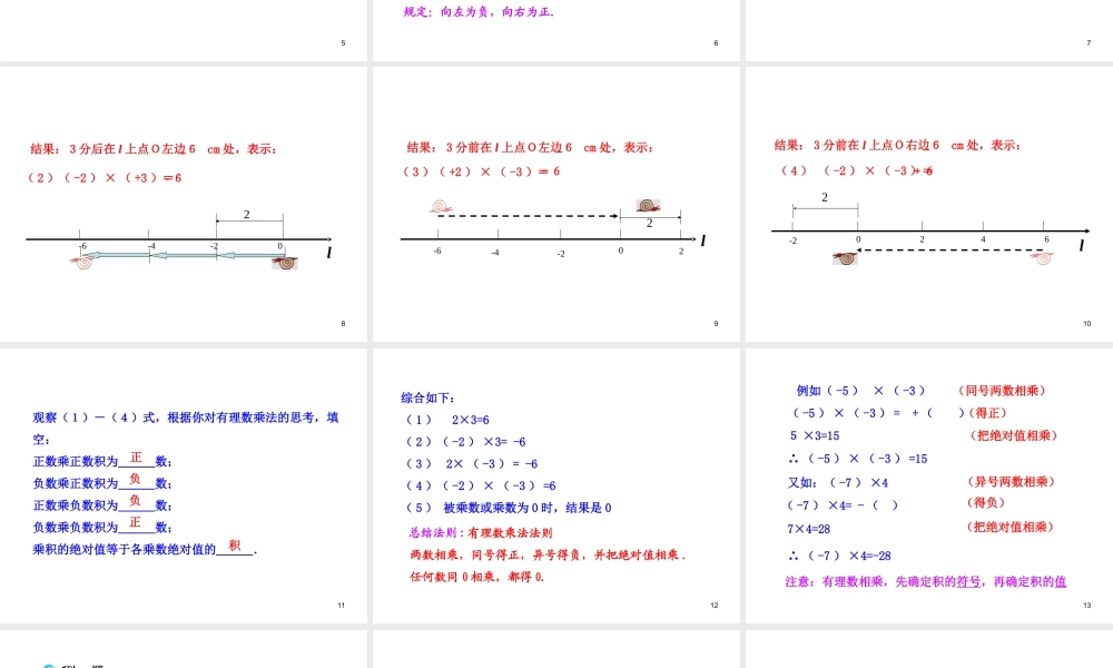 初中数学教学课件：1.4.1有理数的乘法第1课时（人教版七年级上）.ppt