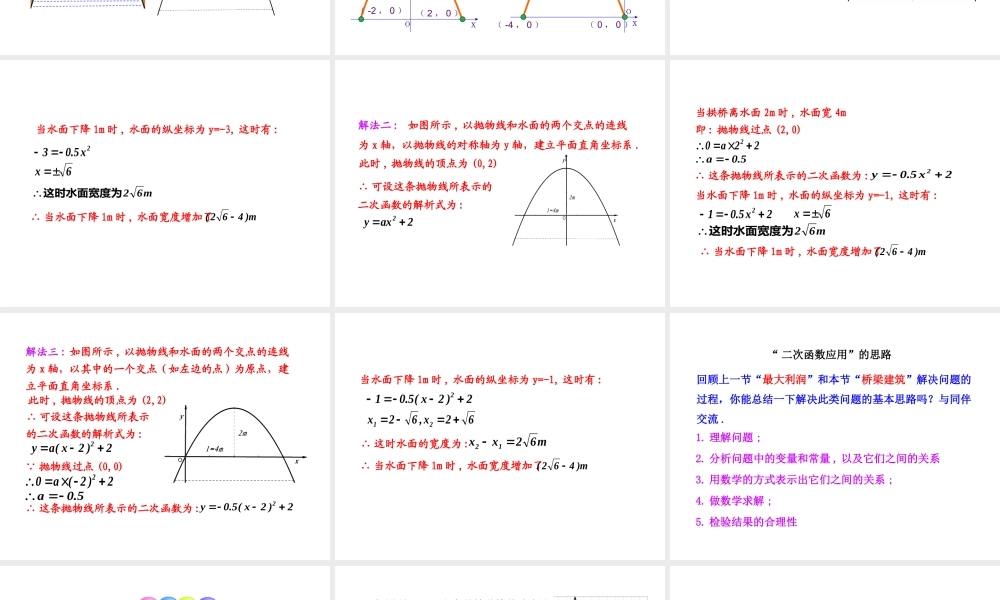 初中数学教学课件：22.3实际问题与二次函数第2课时（人教版九年级上）.ppt