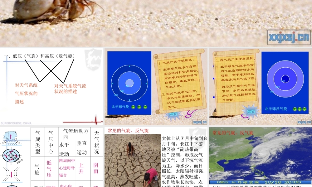 第八课时：气旋、反气旋.ppt