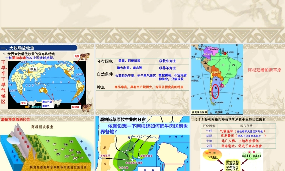 第九课时： 以畜牧业为主的农业地域类型.ppt