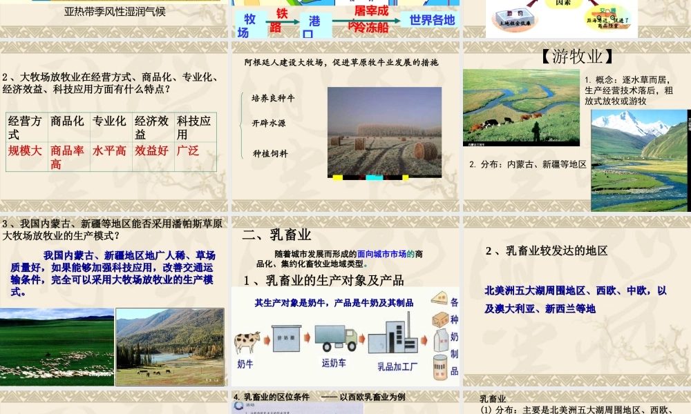 第九课时： 以畜牧业为主的农业地域类型.ppt