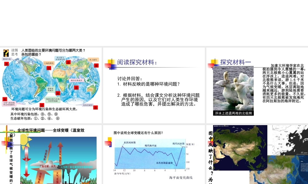 第十五课时：人类面临的环境问题.ppt