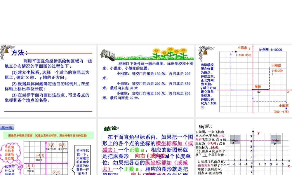 平面直角坐标系复习(1).ppt