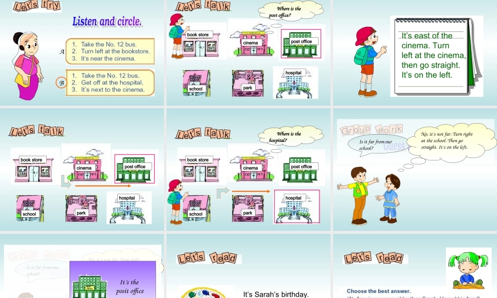 人教PEP版英语六上《unit 2 where is the science museum》PPT课件之二[www.edudown.net].ppt