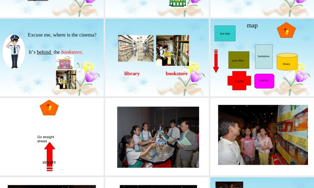 人教PEP版英语六上《unit 2 where is the science museum》Part A Let’s learn PPT课件[www.edudown.net].ppt