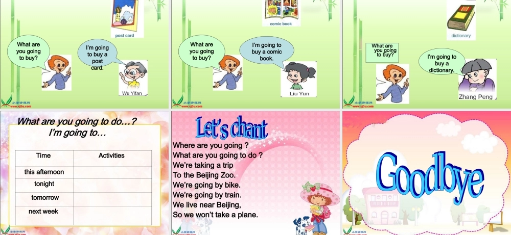 人教PEP版英语六上《 Recycle 1》（1）PPT课件[www.edudown.net].ppt