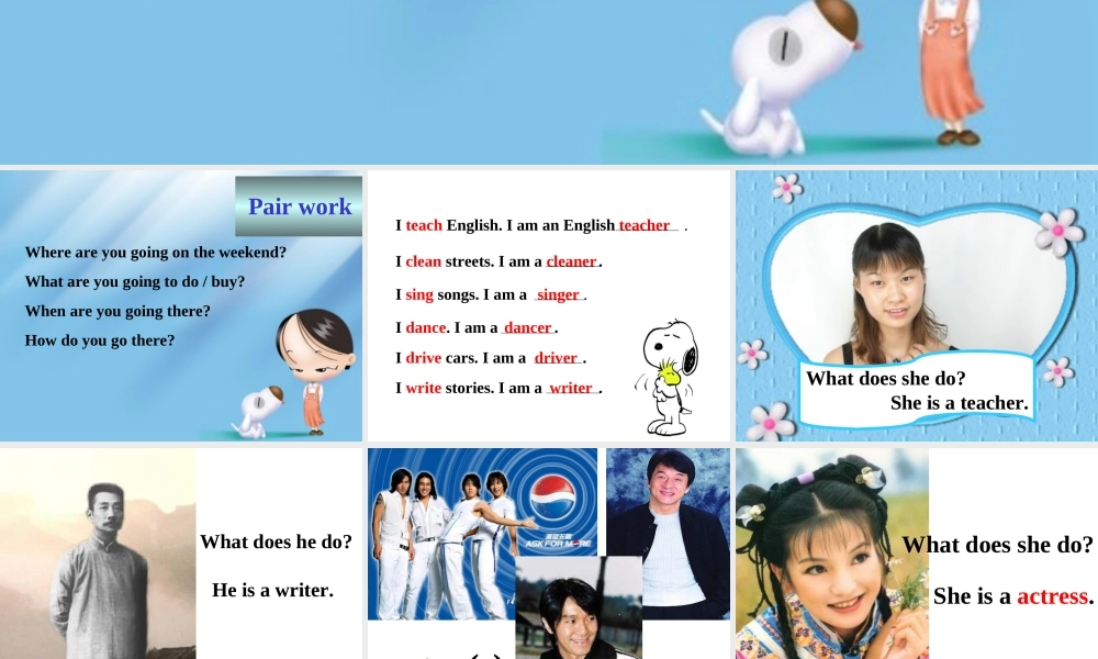 人教PEP版英语六上《unit 5 what does she do》PPT课件之八[www.edudown.net].ppt