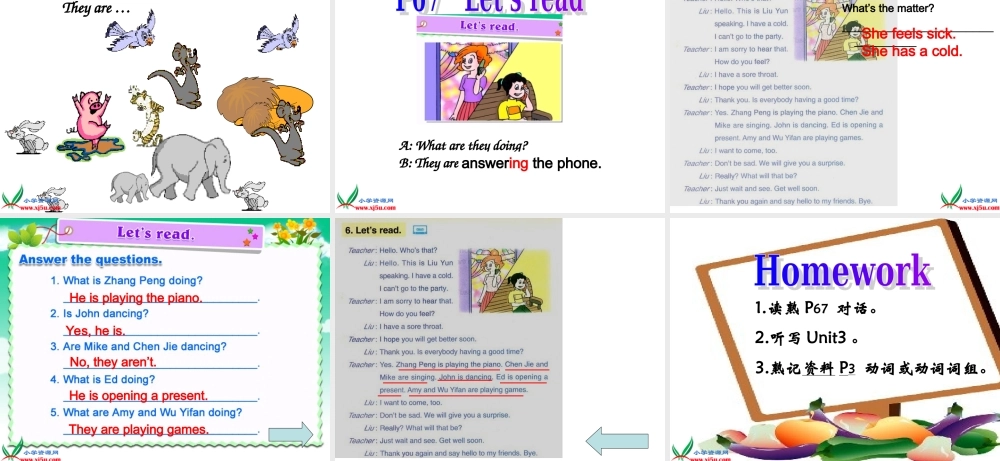 人教PEP版英语六下《Recycle 2》PPT课件之一[www.edudown.net].ppt