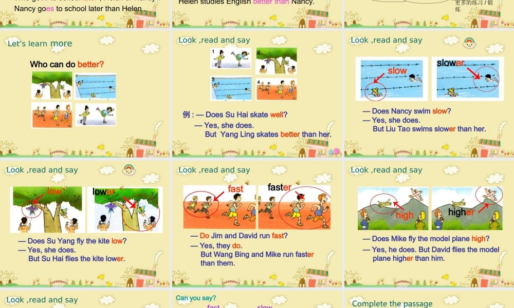 人教PEP版英语六下《Unit 1 How TallAreyou 》PPT课件之八[www.edudown.net].ppt