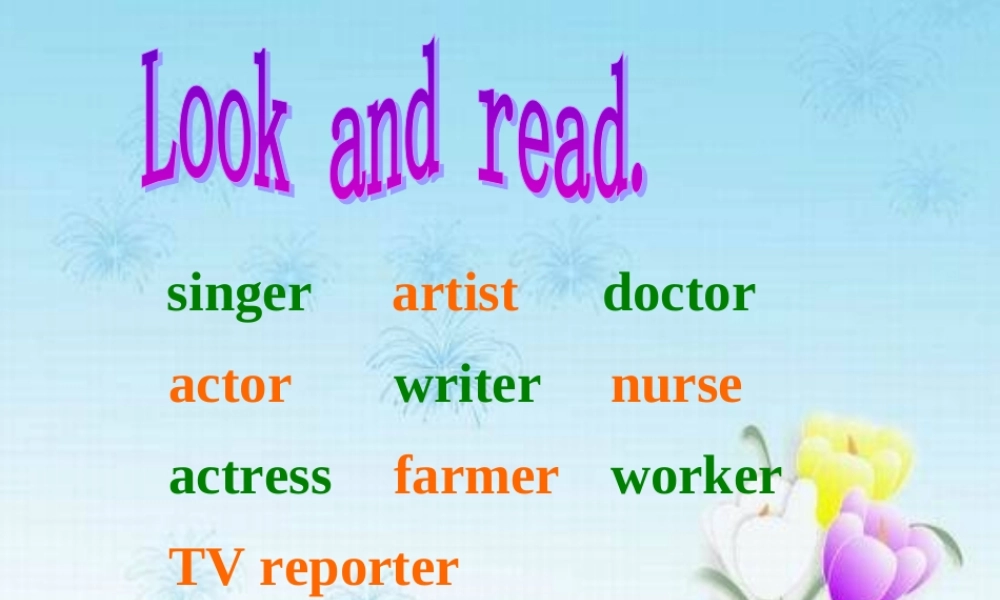 人教PEP版英语六上《unit 5 what does she do》PPT课件之七[www.edudown.net].ppt