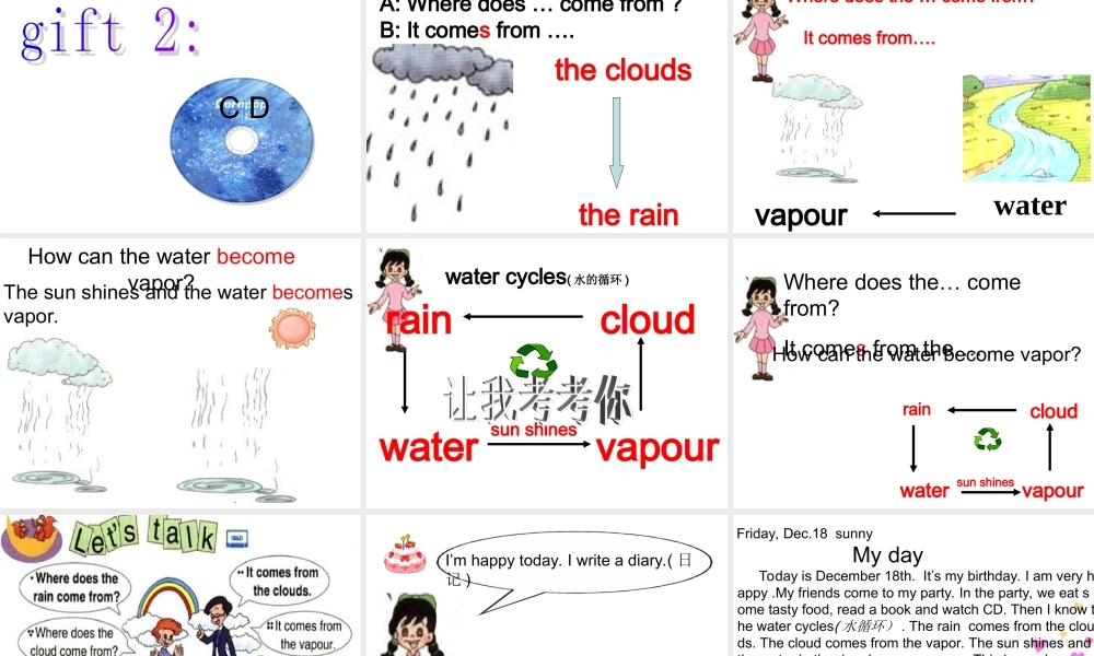 人教PEP版英语六上《unit 6 the story of rain》PPT课件之三[www.edudown.net].ppt