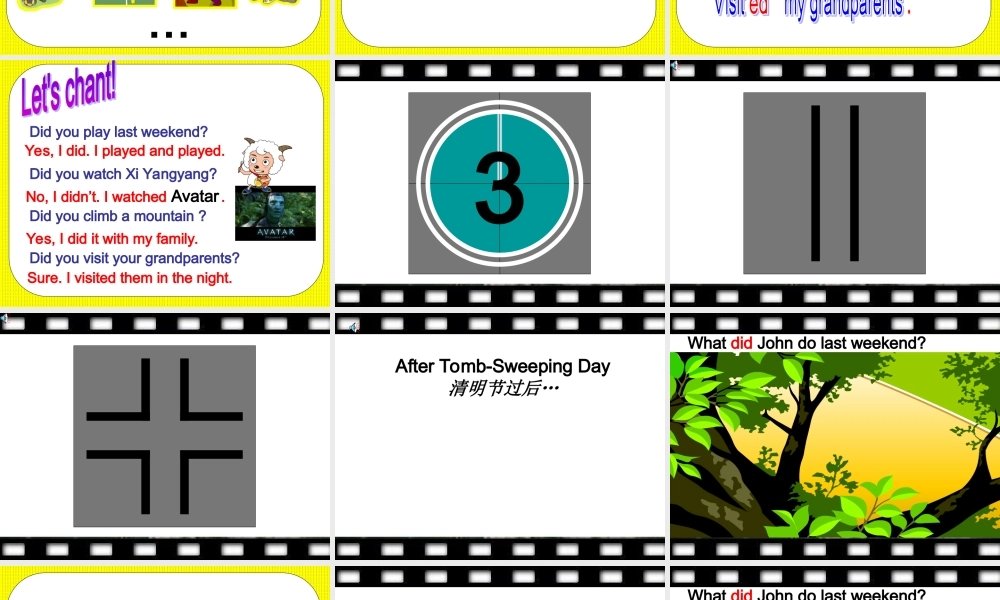 人教PEP版英语六下《unit 3 last weekend》PPT课件之十[www.edudown.net].ppt