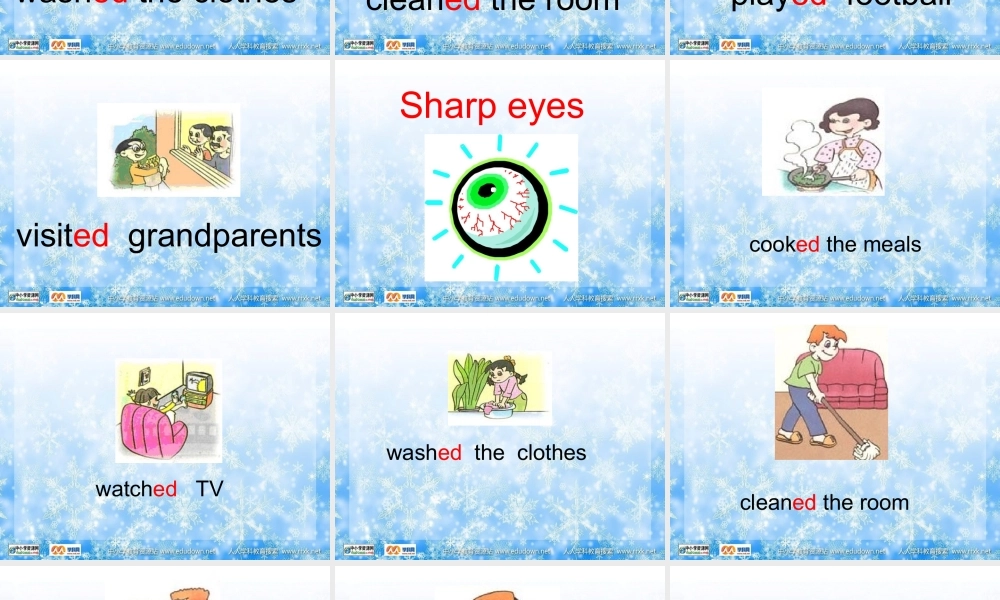 人教PEP版英语六下《unit 3 last weekend》PPT课件之七[www.edudown.net].ppt