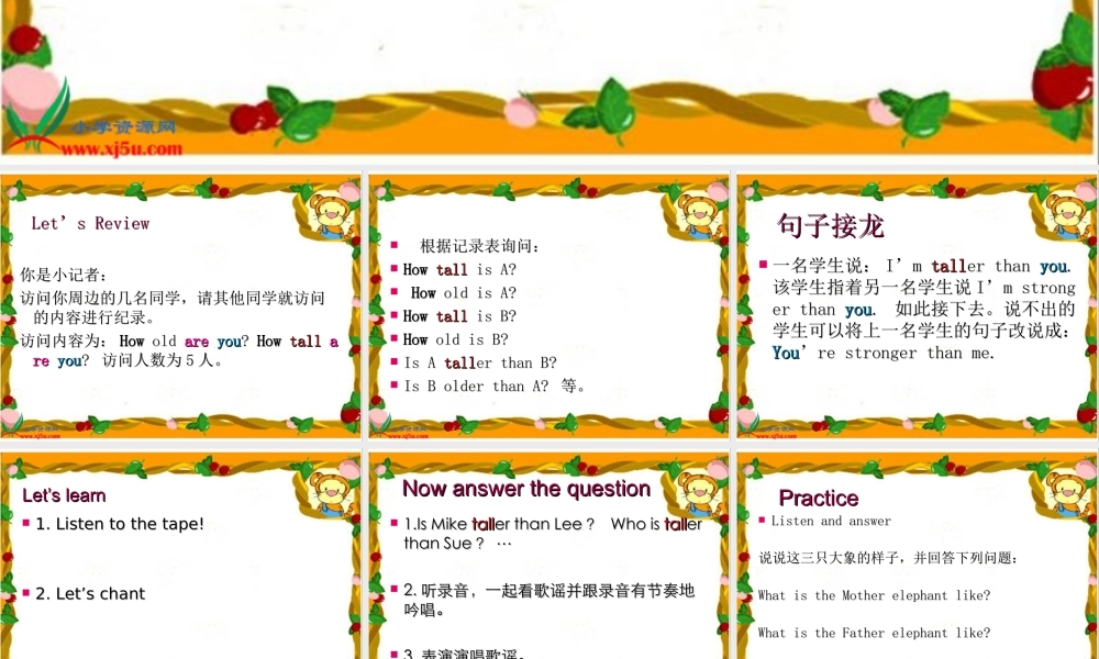 人教PEP版英语六下《Unit 1 How TallAreyou 》PPT课件之九[www.edudown.net].ppt