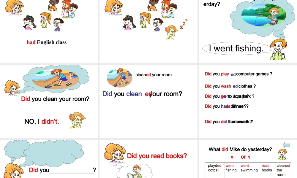 人教PEP版英语六下《unit 3 last weekend》PPT课件之八[www.edudown.net].ppt