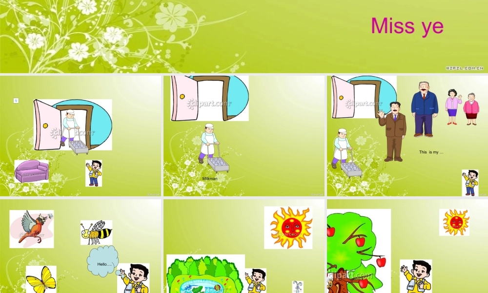 人教PEP版英语三上《Recycle 1》PPT课件[www.edudown.net].ppt