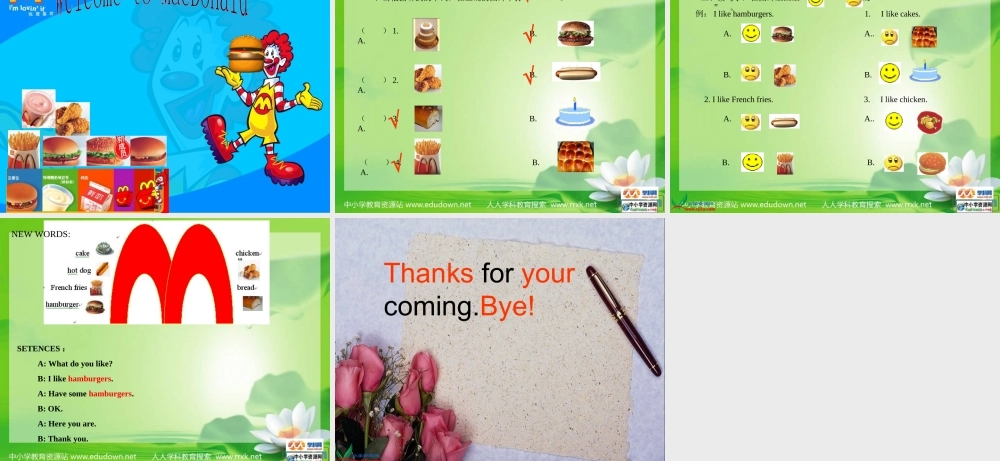 人教PEP版英语三上《Unit 5 Let’s eat》PPT课件之五[www.edudown.net].ppt