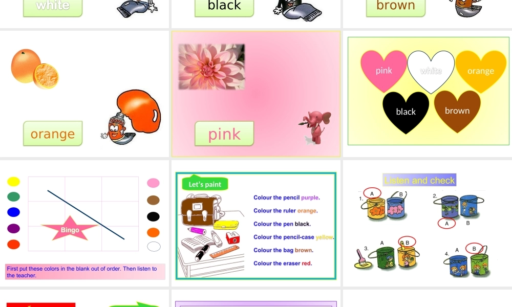 人教PEP版英语三上《Unit 3 Let’s paint》 partB PPT课件[www.edudown.net].ppt