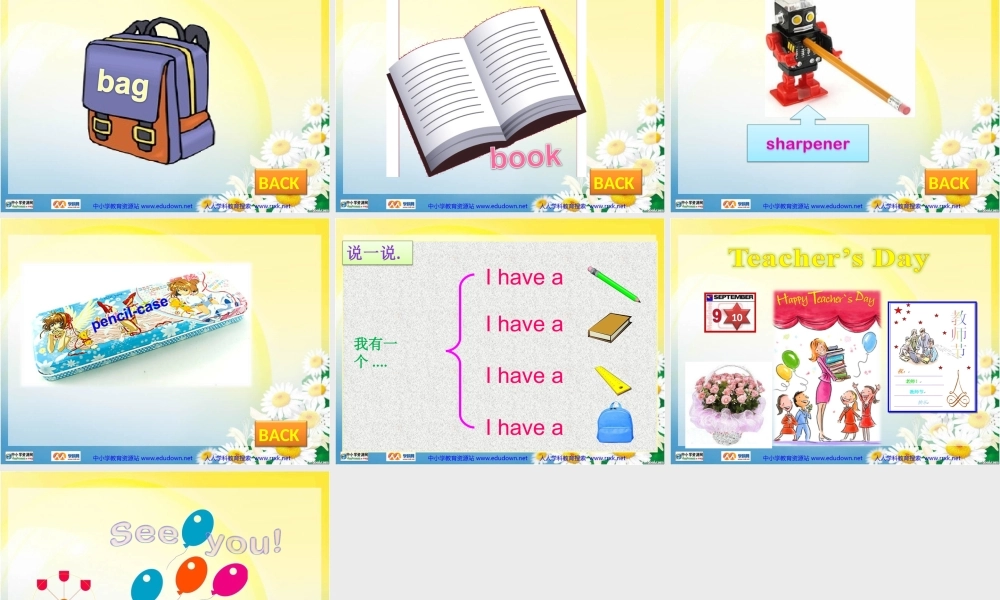 人教PEP版英语三上《Unit 1 Hello》 partB PPT课件之一[www.edudown.net].ppt