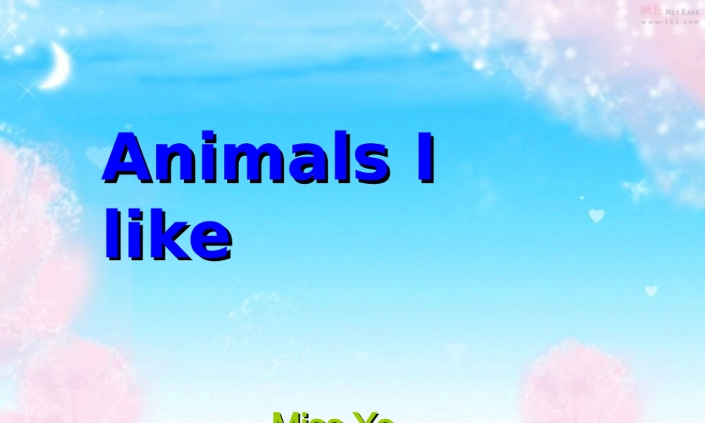 人教PEP版英语三上《unit4 we love animals》PPT课件之二[www.edudown.net].ppt