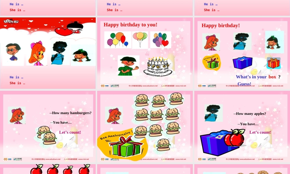 人教PEP版英语三下《Recycle 1》PPT课件[www.edudown.net].ppt