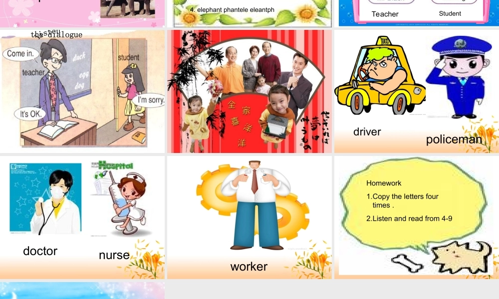 人教PEP版英语三下《Unit 1 Welcome back to school》PPT课件之七[www.edudown.net].ppt