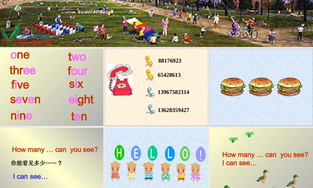 人教PEP版英语三下《Unit 3 How Many？》A let’s talk (5)PPT课件[www.edudown.net].ppt