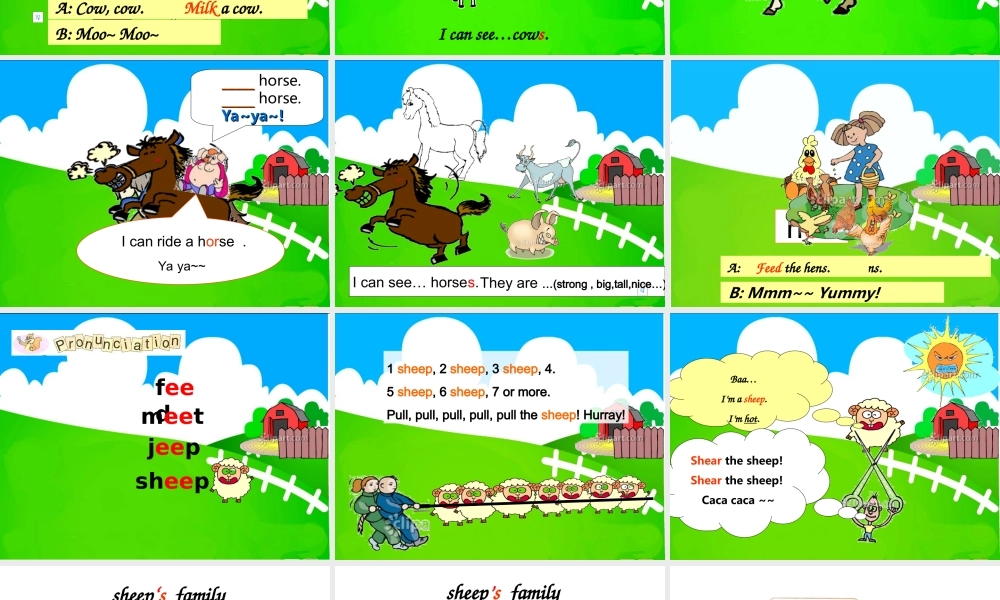 人教PEP版英语四上《unit 6 meet my family》Prat A Let’s learn PPT课件[www.edudown.net].ppt