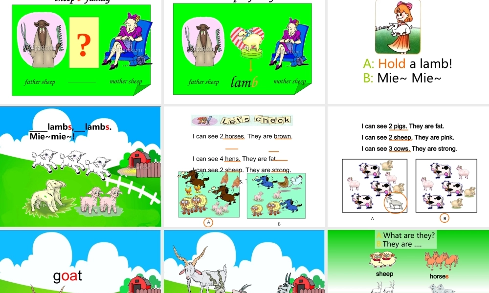 人教PEP版英语四上《unit 6 meet my family》Prat A Let’s learn PPT课件[www.edudown.net].ppt