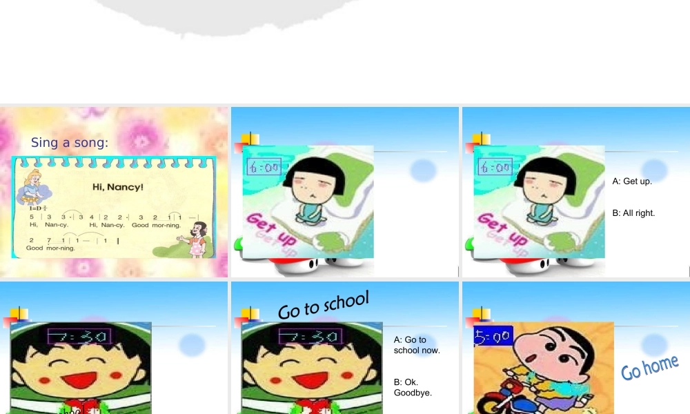 人教PEP版英语四下《Unit 2 What Time Is It》PPT课件之一[www.edudown.net].ppt