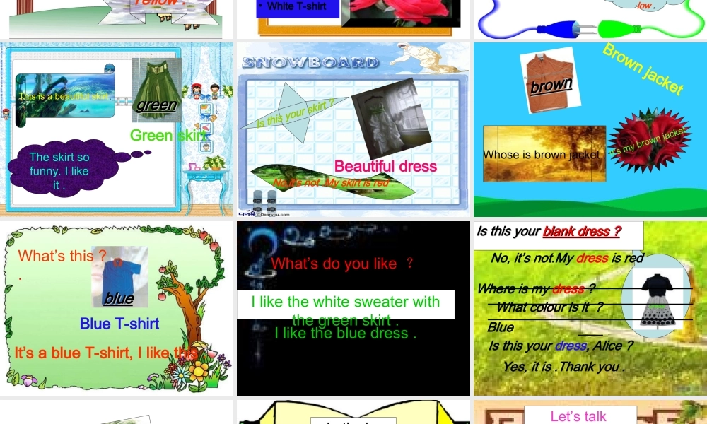 人教PEP版英语四下《Unit 3 Is This Your Skirt》PPT课件之七[www.edudown.net].ppt