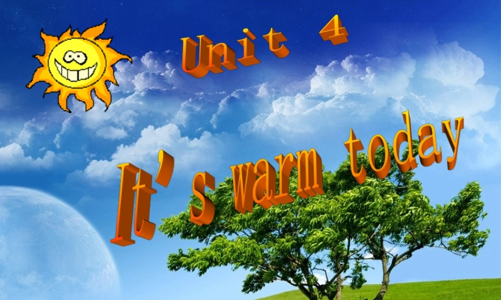 人教PEP版英语四下《unit 4 it’s warm today》(第五课时)PPT课件[www.edudown.net].ppt