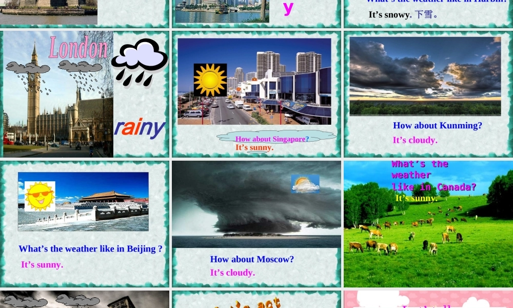人教PEP版英语四下《unit 4 it’s warm today》(第五课时)PPT课件[www.edudown.net].ppt