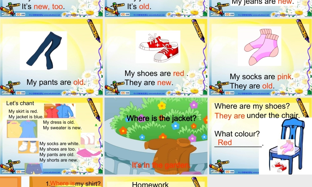 人教PEP版英语四下《Unit 3 Is This Your Skirt》PPT课件之八[www.edudown.net].ppt