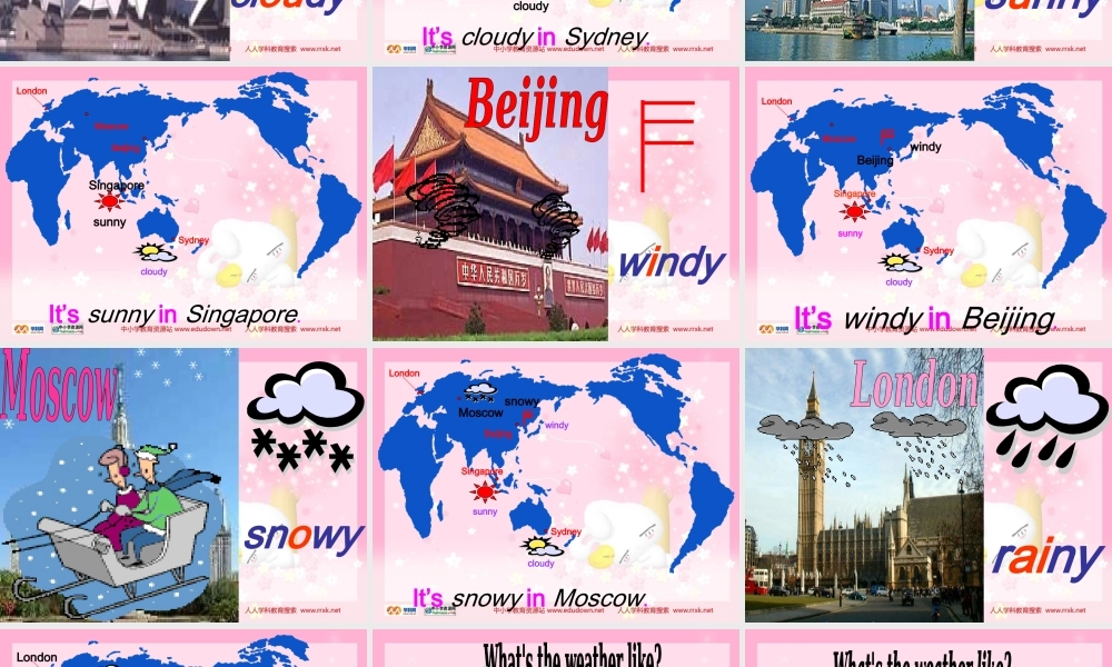 人教PEP版英语四下《unit 4 it’s warm today》 partB PPT课件[www.edudown.net].ppt