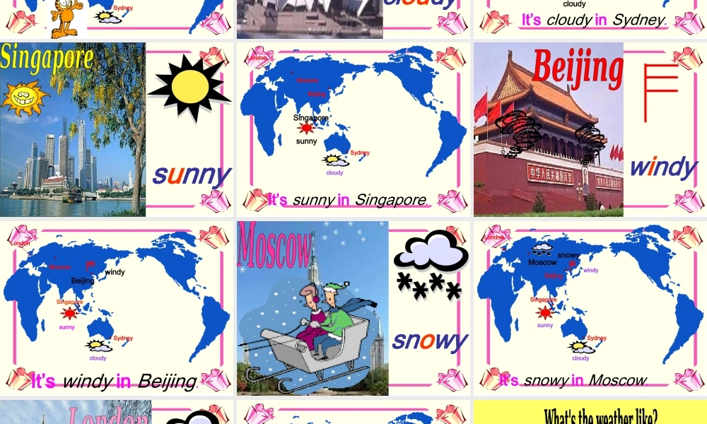 人教PEP版英语四下《unit 4 it’s warm today》PPT课件之三[www.edudown.net].ppt