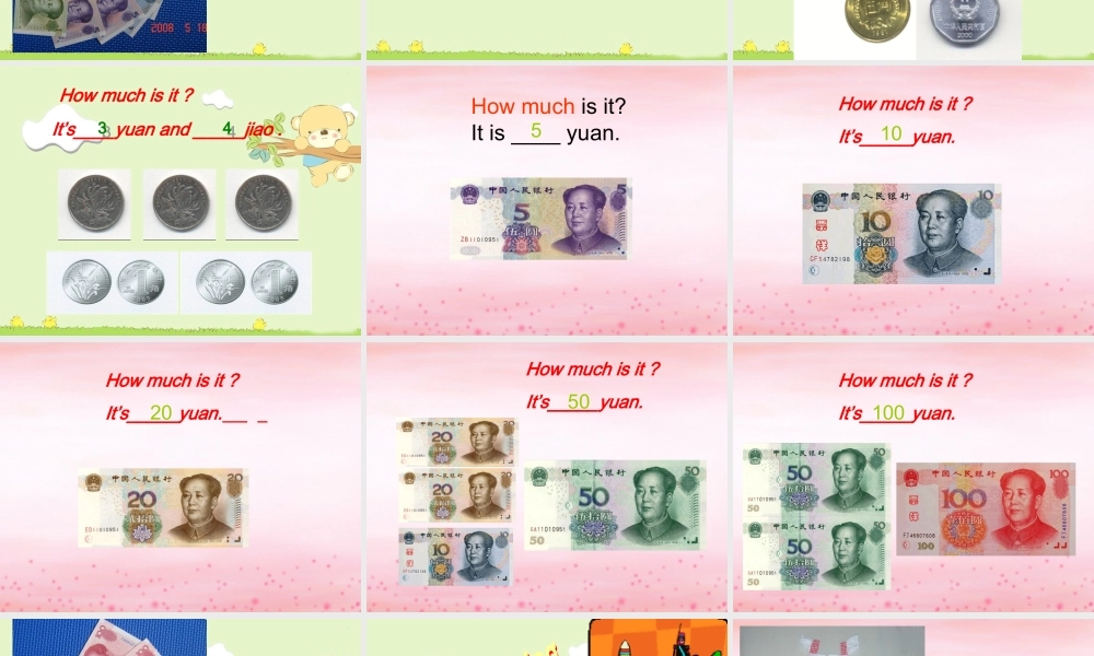 人教PEP版英语四下《Unit 5 How much is it》 第六课时 PPT课件[www.edudown.net].ppt