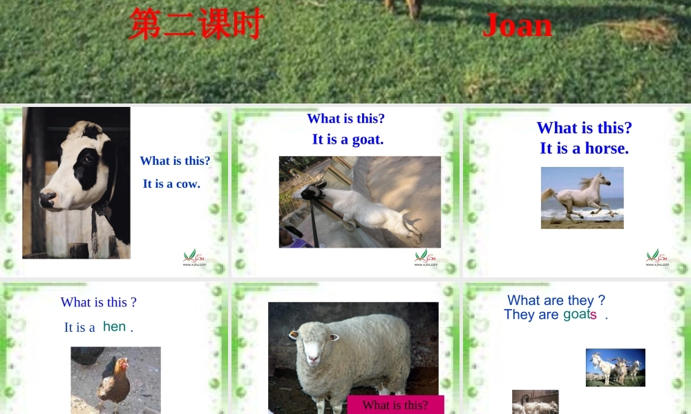 人教PEP版英语四下《Unit 6 At a farm》（第二课时）PPT课件[www.edudown.net].ppt