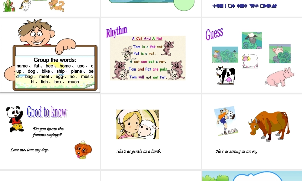 人教PEP版英语四下《Unit 6 At a farm》PPT课件之四[www.edudown.net].ppt