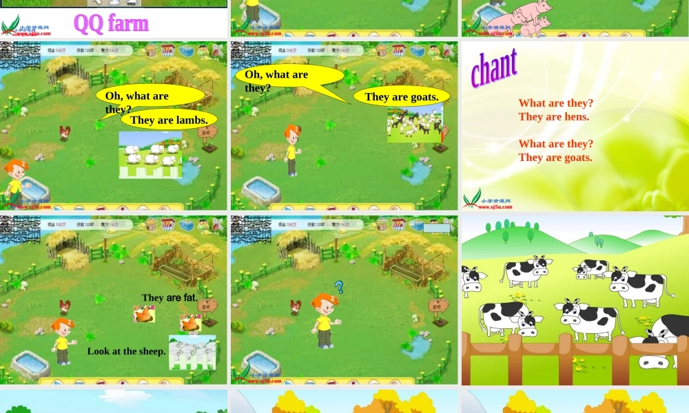 人教PEP版英语四下《Unit 6 At a farm》PPT课件之一[www.edudown.net].ppt