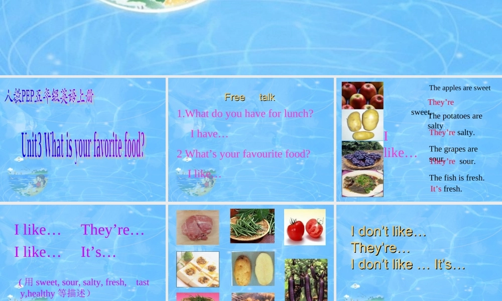 人教PEP版英语五上《Unit 3 What’s Your Favourite Food》 PPT课件之四[www.edudown.net].ppt