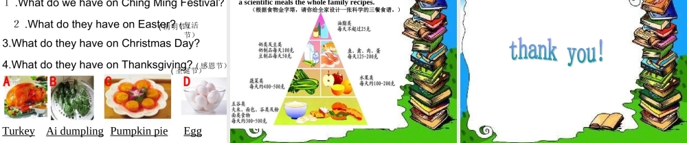 人教PEP版英语五上《Unit 3 What’s Your Favourite Food》Part ALet’s talk PPT课件[www.edudown.net].ppt